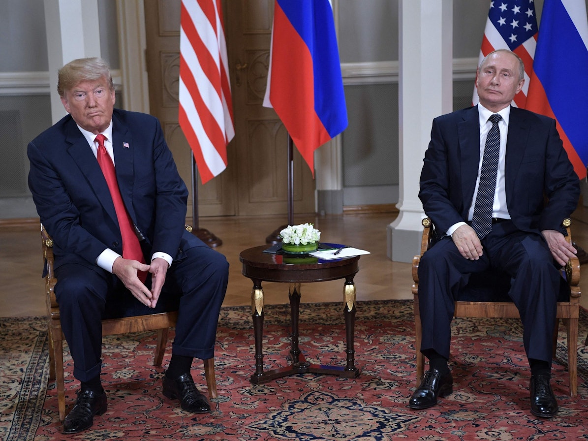 Donald Trump trifft am Freitag auf Wladimir Putin.