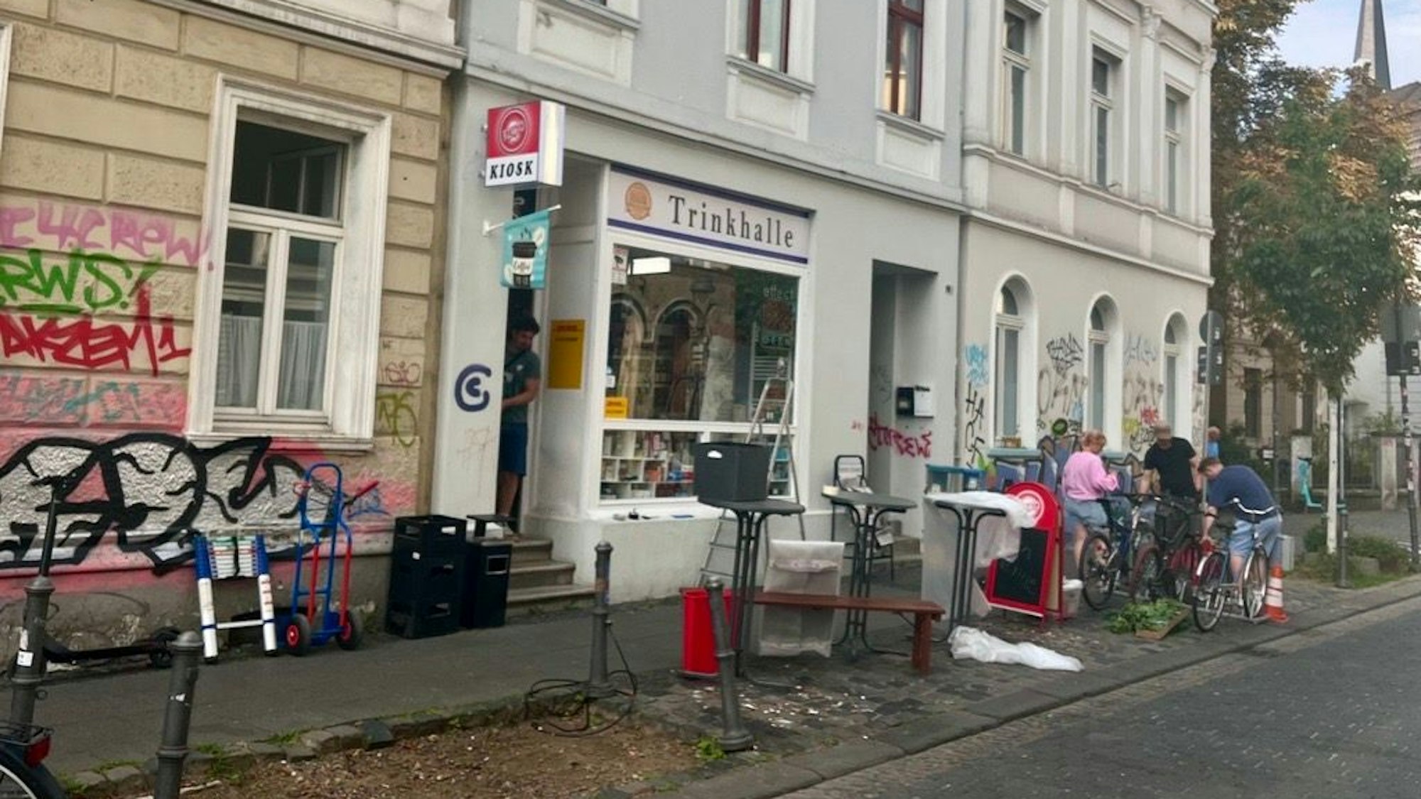 In der Bonner Altstadt wurden am Donnerstag Szenen für die „Landarztpraxis” gedreht.