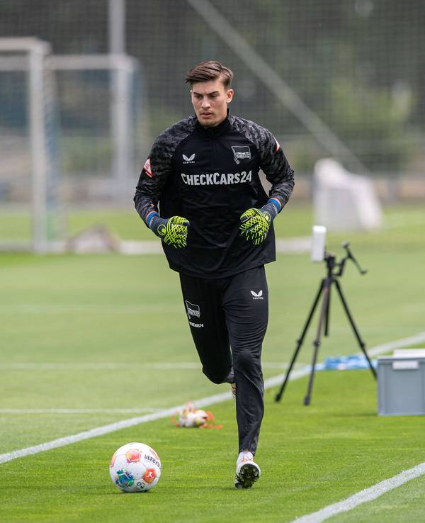 Kwasigroch zuletzt beim Trainingsauftakt seines ehemaligen Arbeitgebers Hertha BSC.