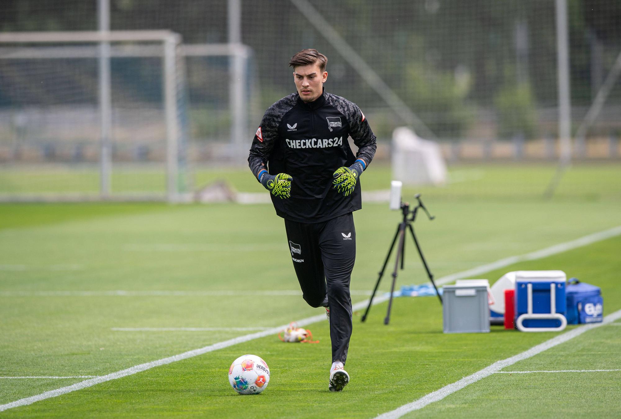 Kwasigroch zuletzt beim Trainingsauftakt seines ehemaligen Arbeitgebers Hertha BSC.