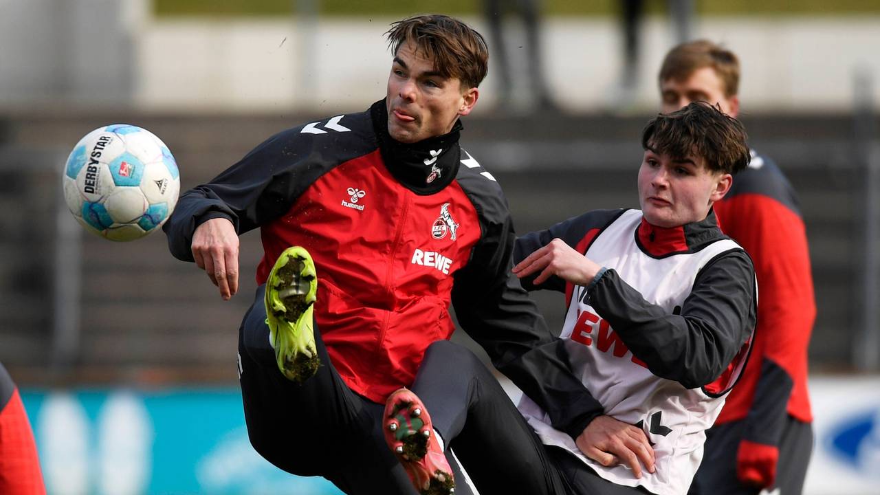 Jaka Potocnik im Training beim 1. FC Köln.