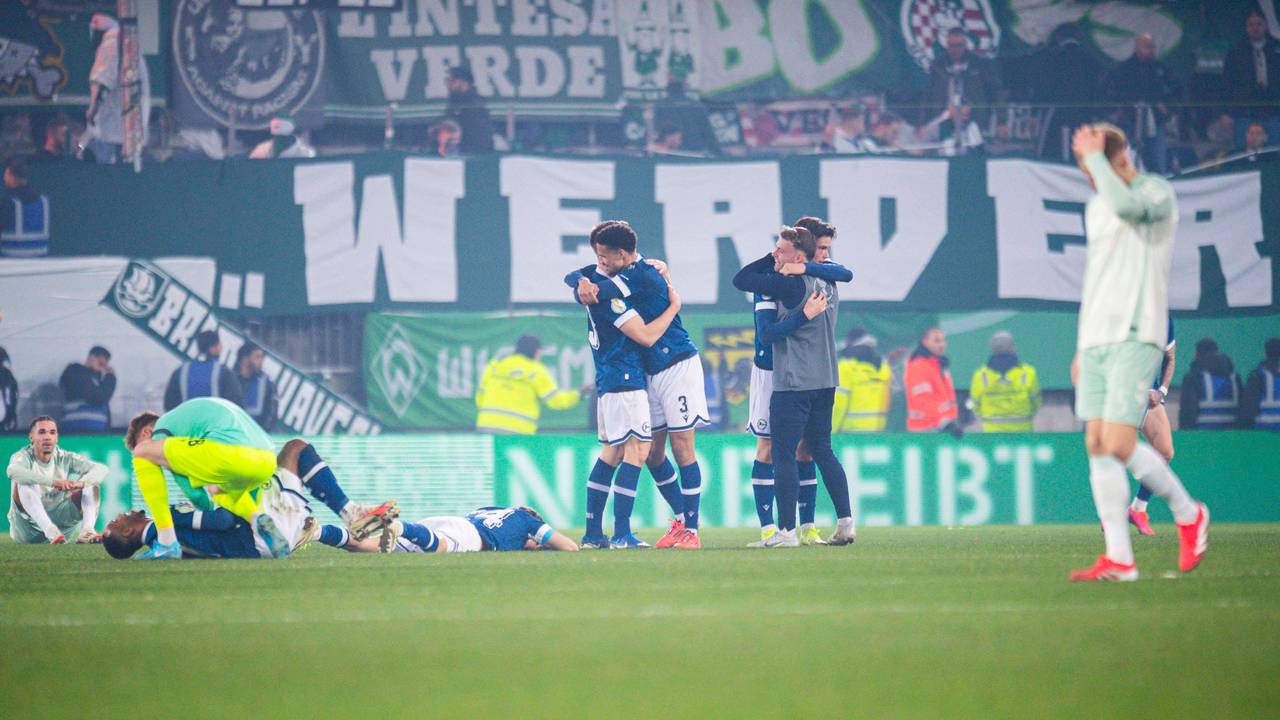Arminia Bielefeld schaltete Werder Bremen bereits in der vergangenen Pokal-Saison aus.
