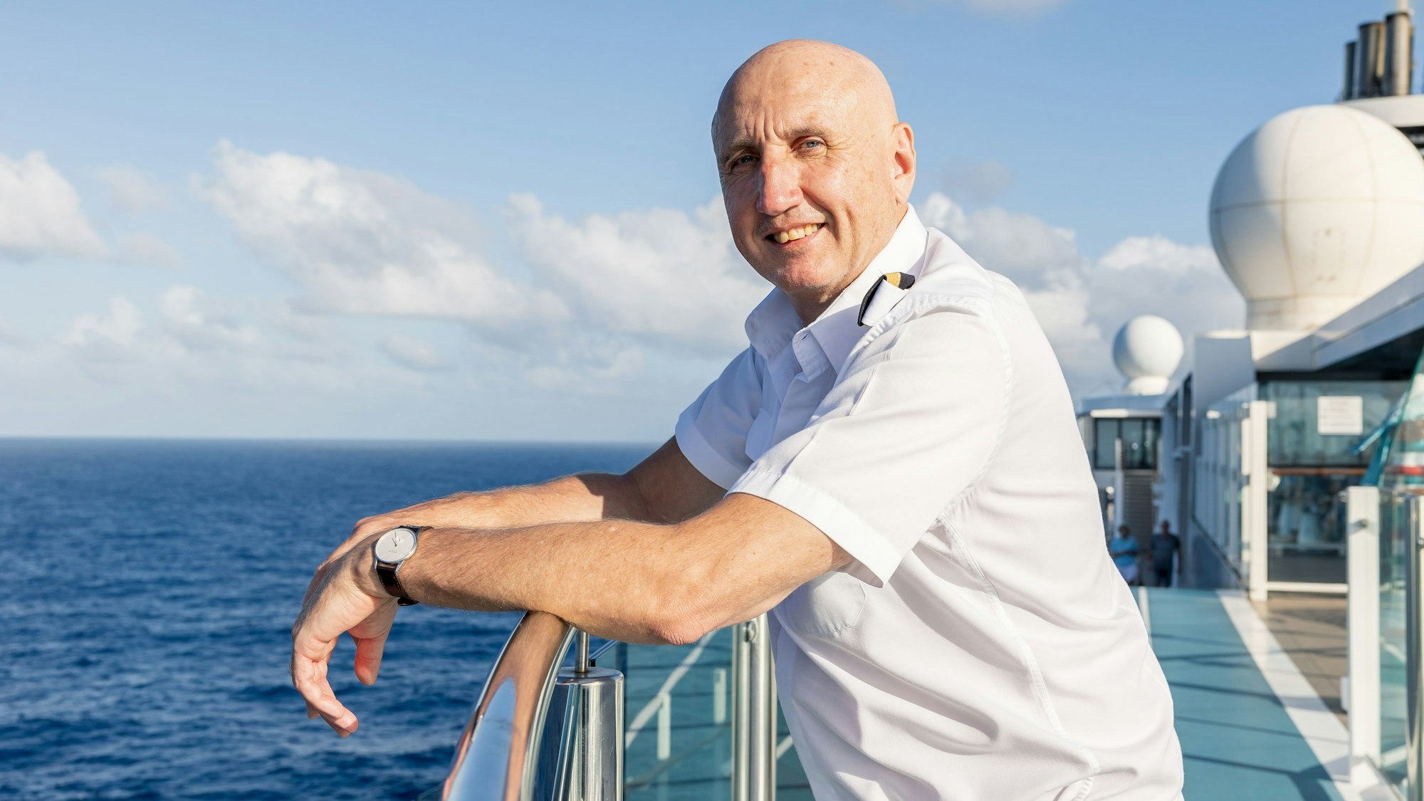 Dr. Reinhard Friedl, Schiffsarzt und Buchautor "Ein Arzt für jede Welle" (18 Euro)