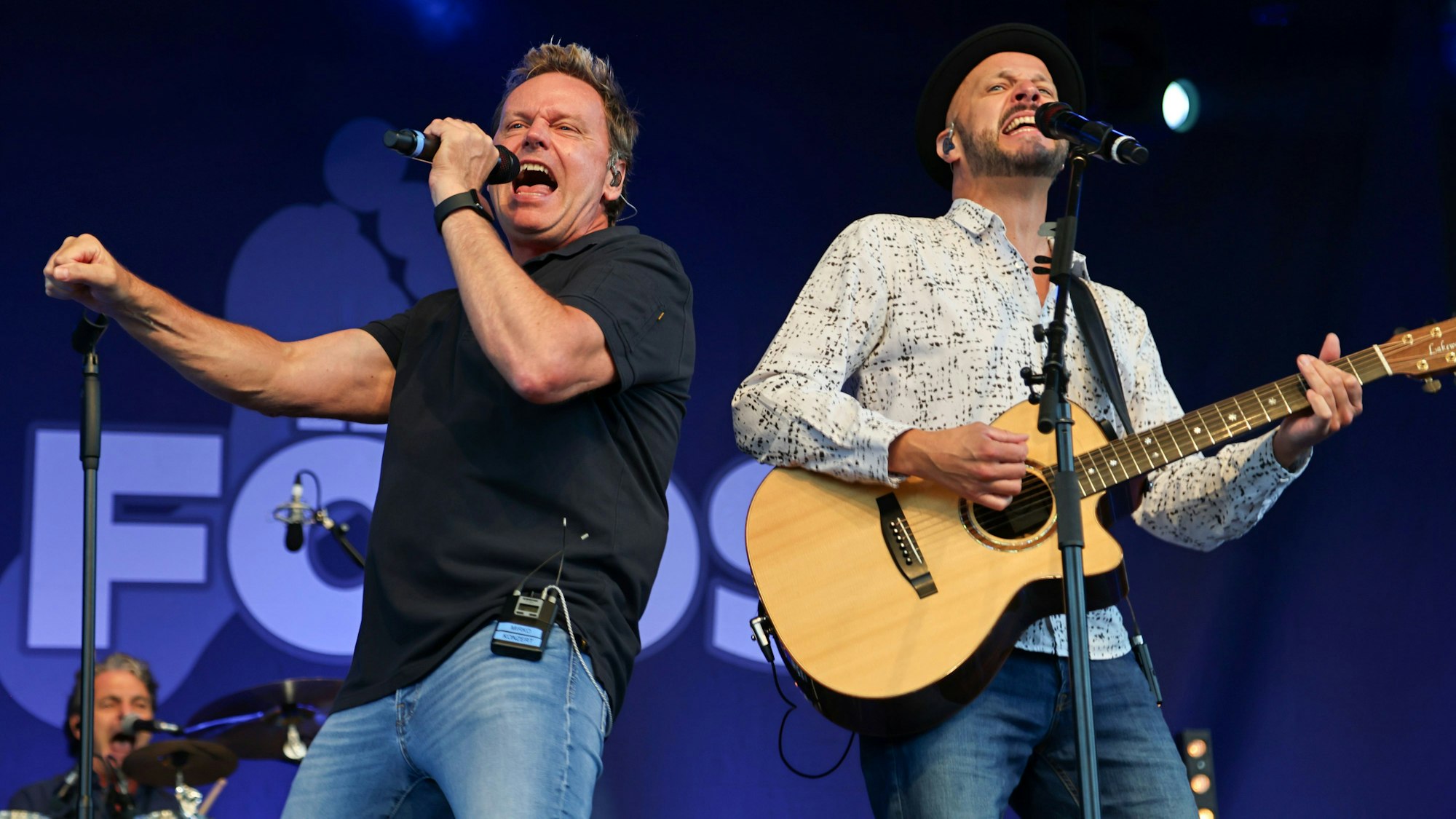 Die Bläck Fööss beim Auftritt auf der Bühne.