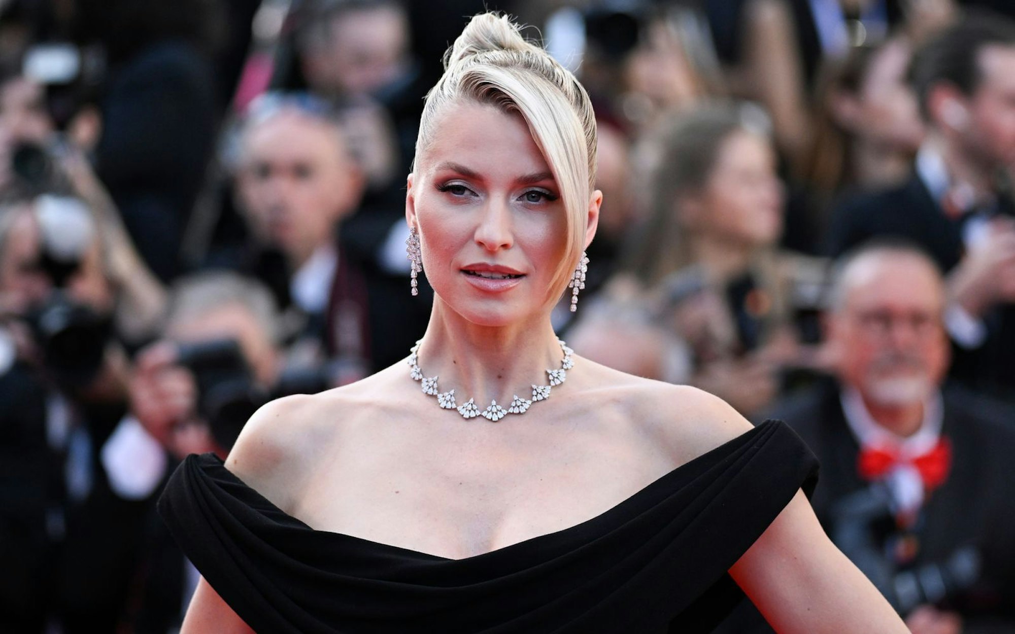 Wurde zur „Gast-Löwin“ ernannt: Model und Unternehmerin Lena Gercke. (Bild: 2025 Getty Images/Gareth Cattermole)