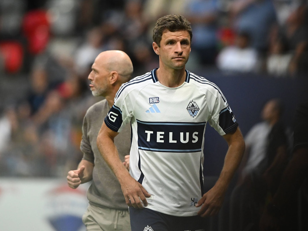 Thomas Müller am 17. August 2025 bei seinem Debüt für die Vancouver Whitecaps.