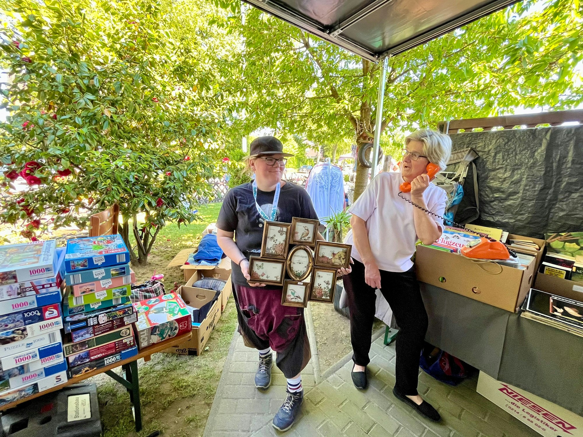 Hofflohmärkte wie der am Leimbacher Berg dürfen auch weiterhn sonntags stattfinden.