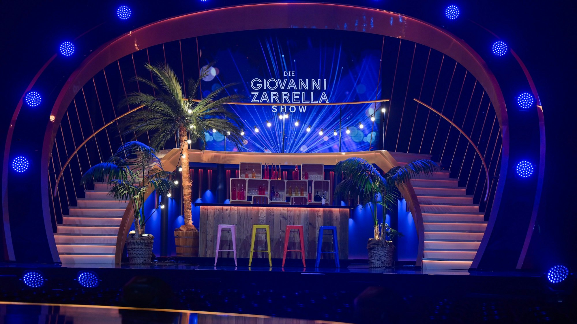 Blick in Richtung Bühne in der Westfalenhalle in Dortmund vor der Giovanni-Zarrella-Show.