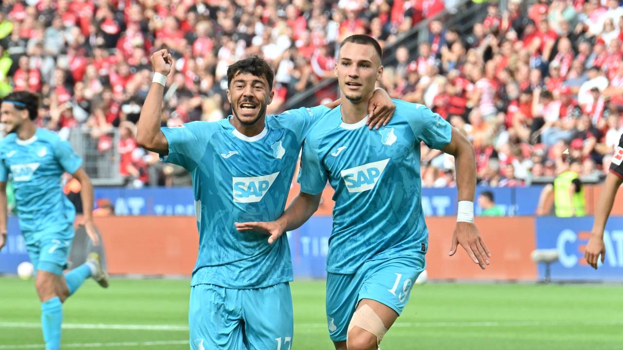 Tim Lemperle bejubelt seinen Premieren-Treffer für Hoffenheim.