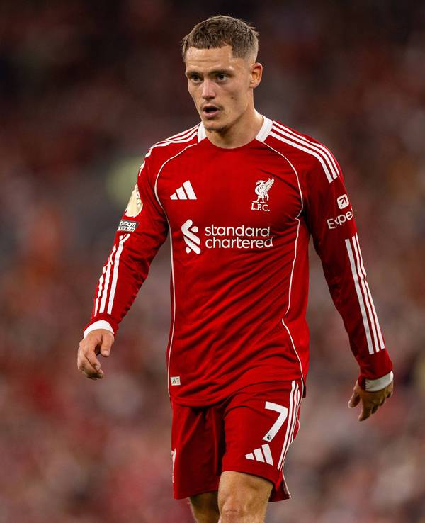 Florian Wirtz im Spiel des FC Liverpool.
