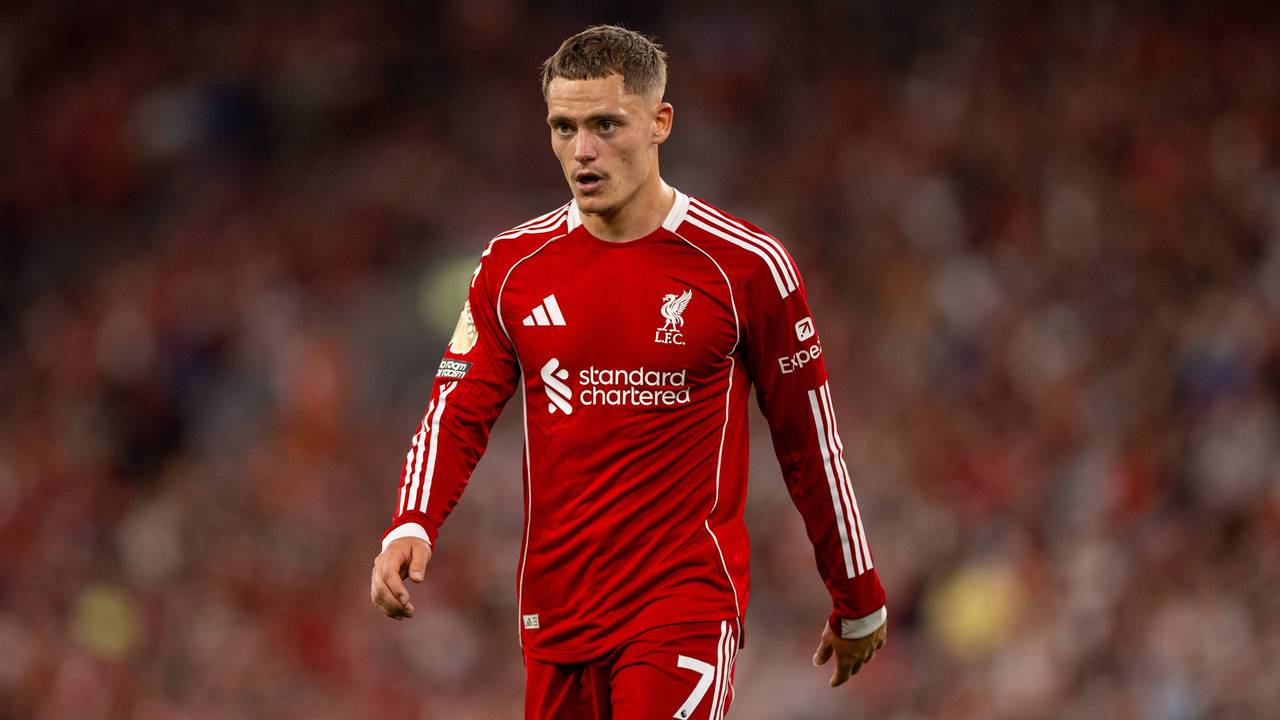 Florian Wirtz im Spiel des FC Liverpool.