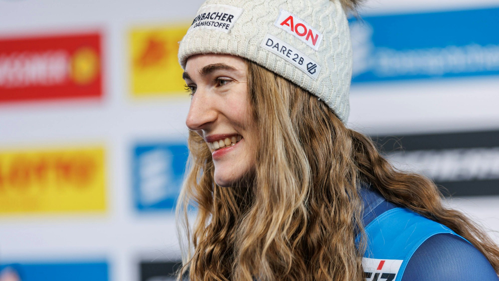 Madeleine Eigle beim Rodel-Weltcup in Oberhof.