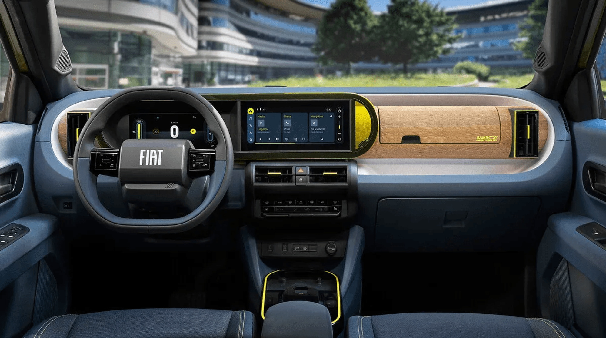 Cockpit des Fiat Grande Panda