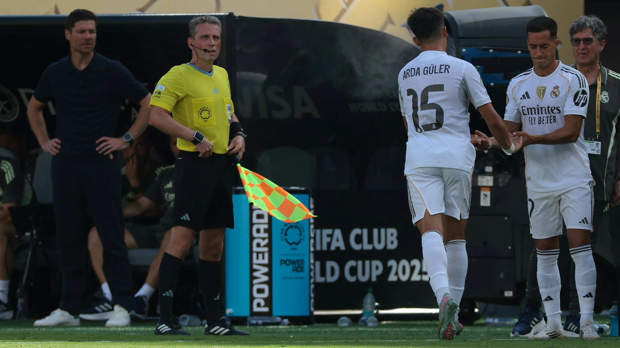 Lucas Vázquez wird bei der Klub-WM für Real Madrid eingewechselt.