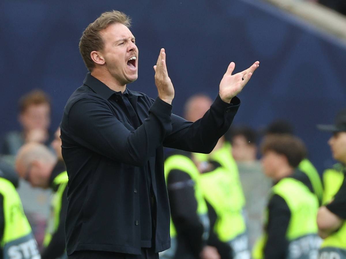 DFB-Trainer Julian Nagelsmann am 8. Juni 2025 beim Spiel zwischen Deutschland und Frankreich.