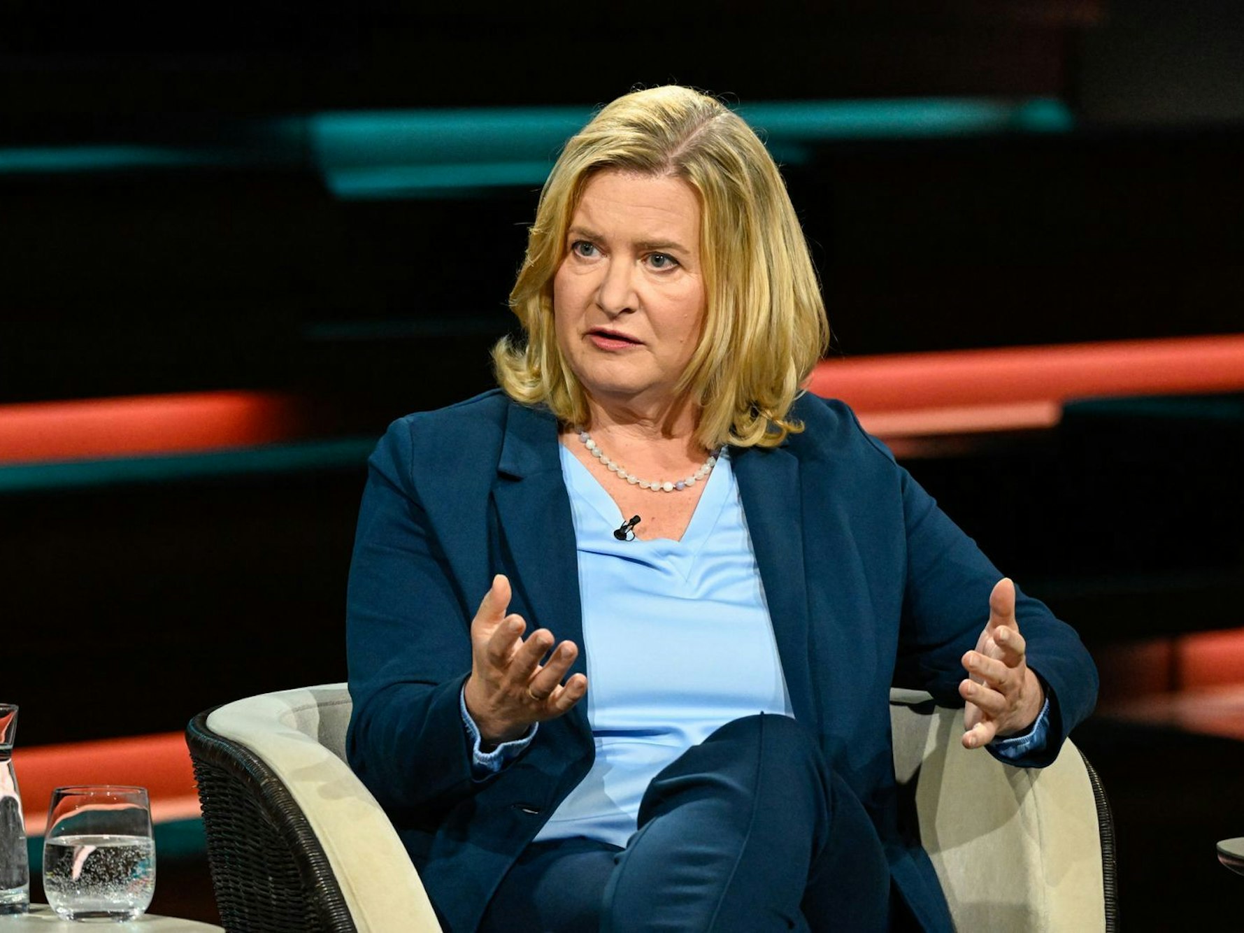 Journalistin Eva Quadbeck kritisierte bei „Markus Lanz“ die Pläne der SPD für Steuererhöhungen. (Bild: ZDF / Markus Hertrich)