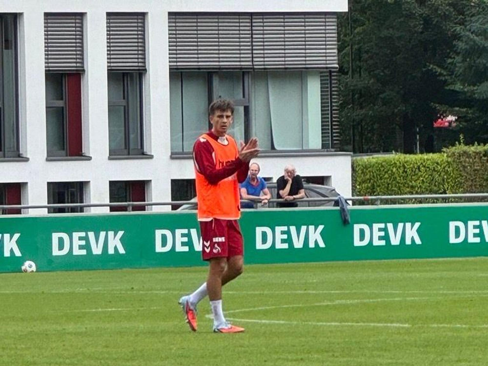 Luc Dabrowski beim FC-Training.