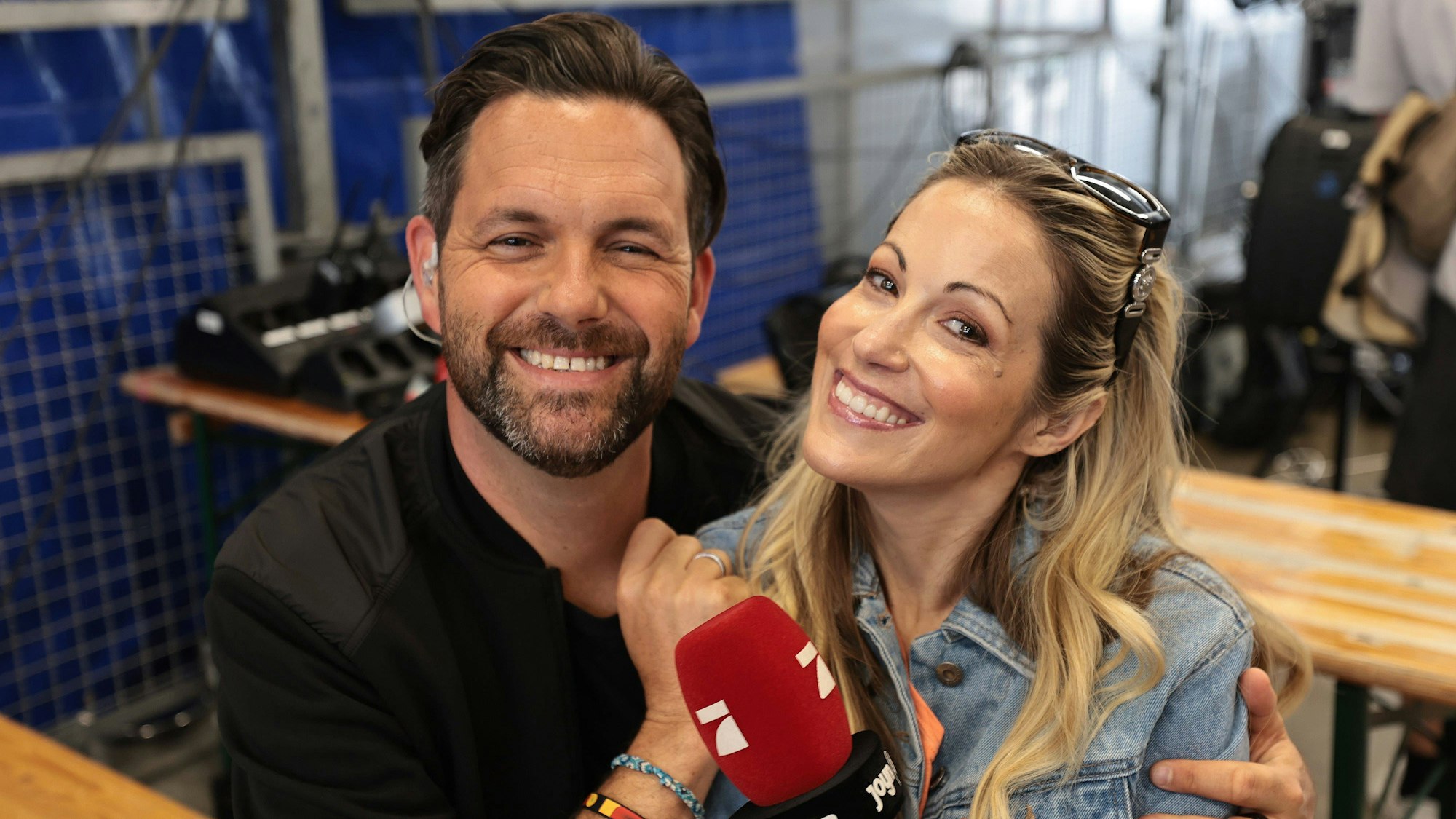 TV-Moderator Matthias Killing und TV-Moderatorin Andrea Kaise