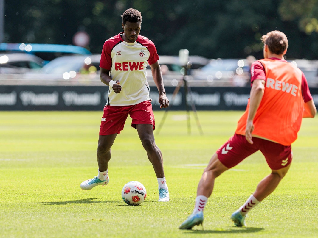 Ragnar Ache beim Mannschaftstraining.