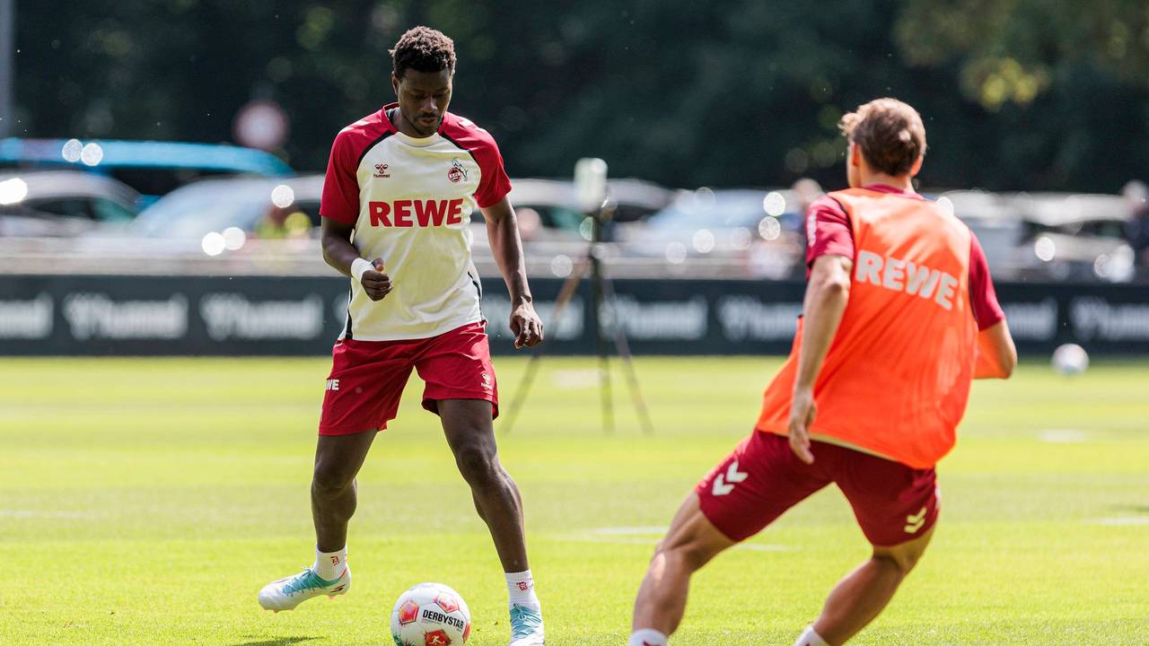 Ragnar Ache beim Mannschaftstraining.
