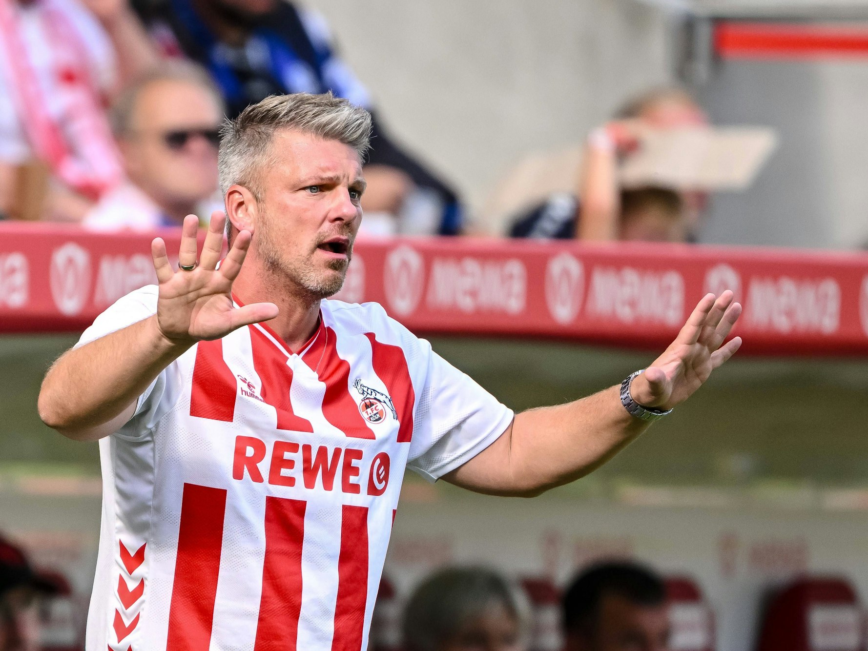 Lukas Kwasniok beim Spiel gegen Mainz.