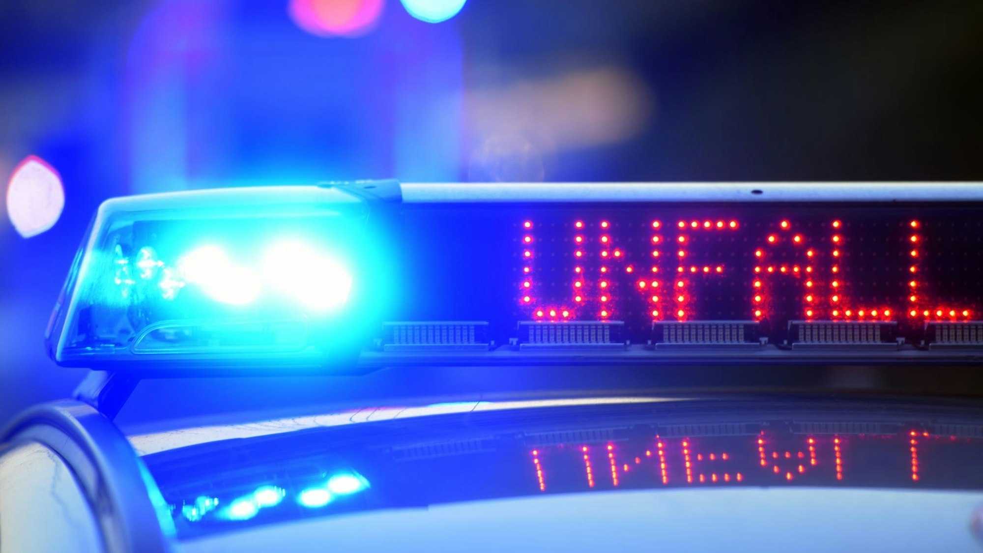Polizei bei einem Einsatz