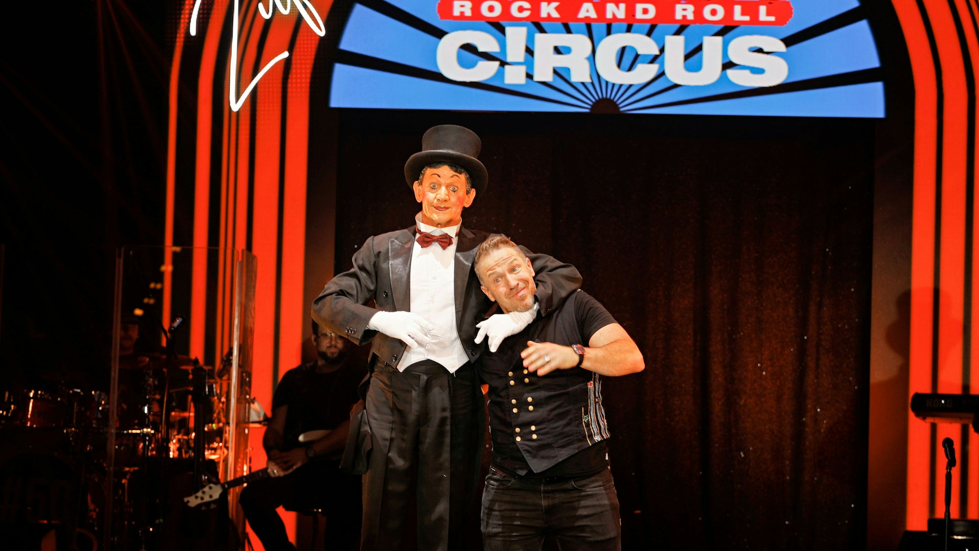 Höhner-Frontmann Patrick Lück im Rock and Roll Circus.