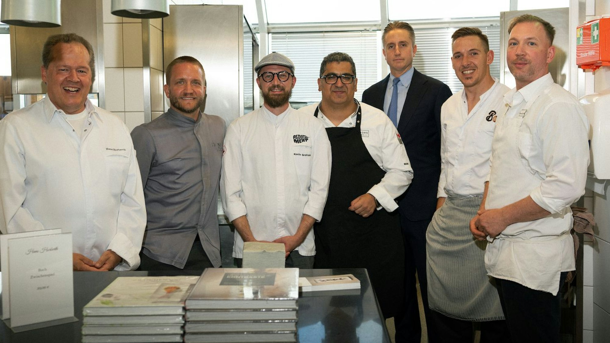 Die Spitzen-Köche bei der Kitchenparty im Wasserturm-Hotel.