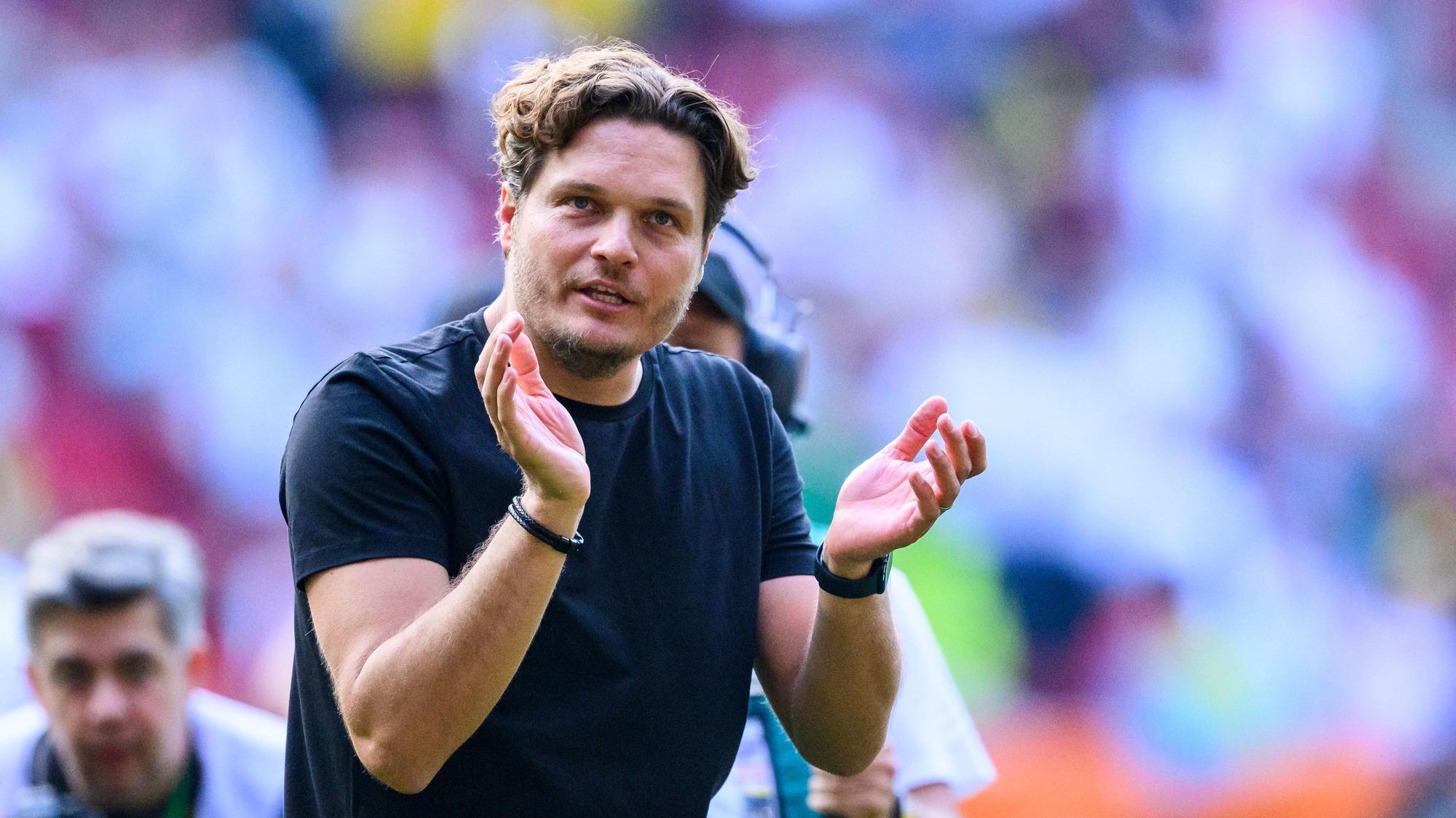 Edin Terzic bei einem Spiel von Borussia Dortmund.