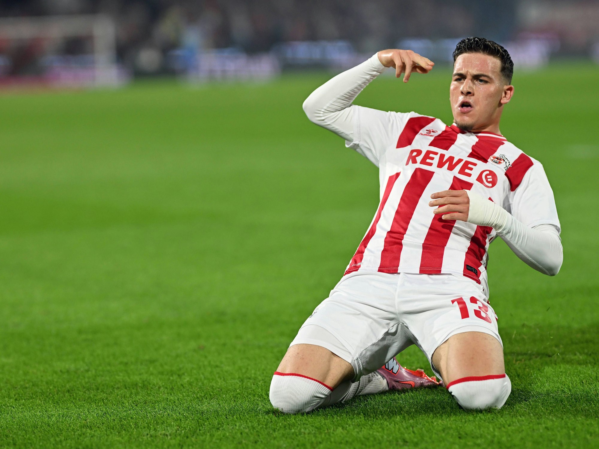 Said El Mala trifft gegen Freiburg.