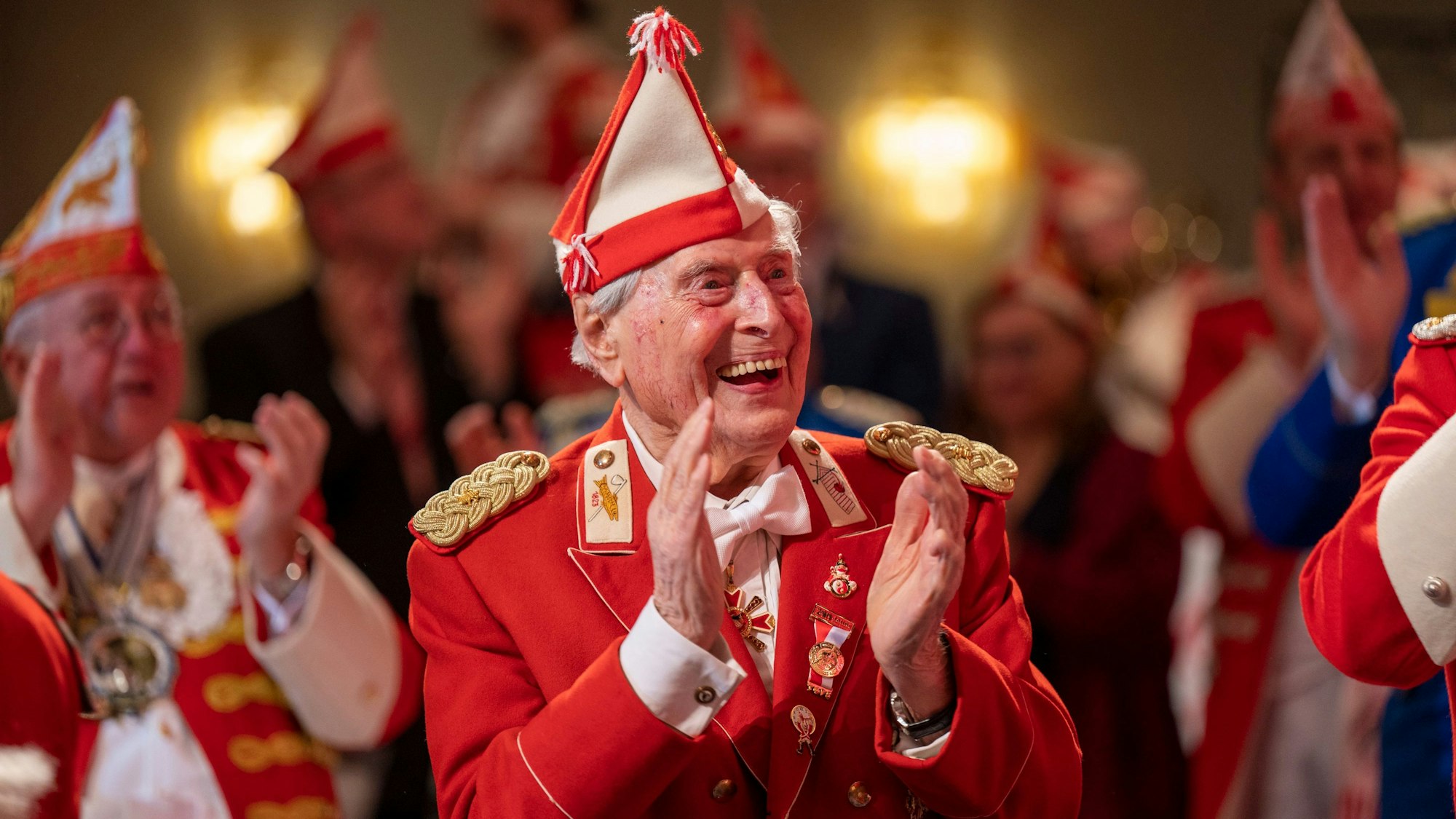 Ehrung von Ludwig Sebus bei den Roten Funken