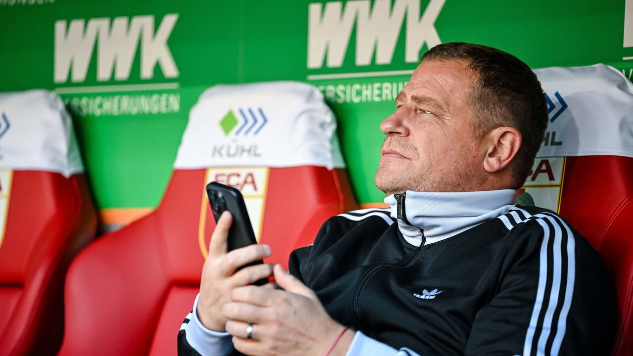 Max Eberl bei einem Spiel des FC Bayern München.