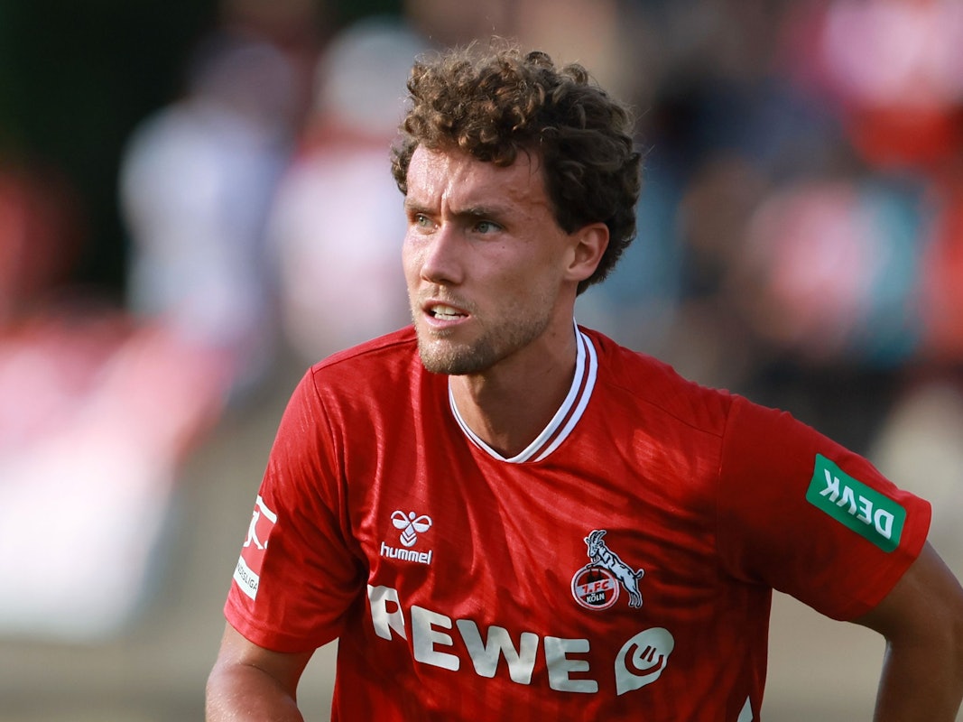 Luca Waldschmidt (1. FC Köln), hier am 30. Juli 2025.