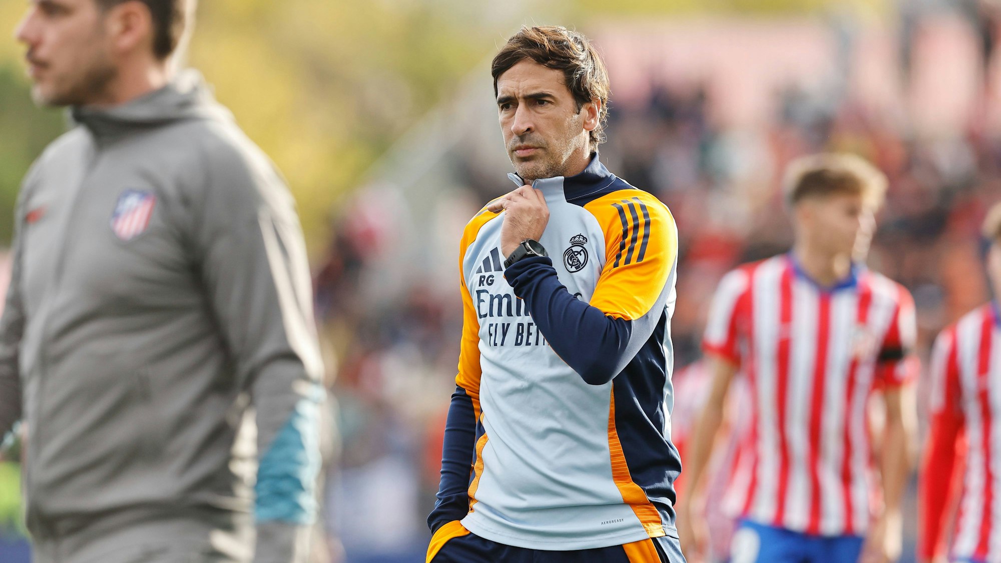 Raúl bei einem Spiel von Real Madrid Castilla.