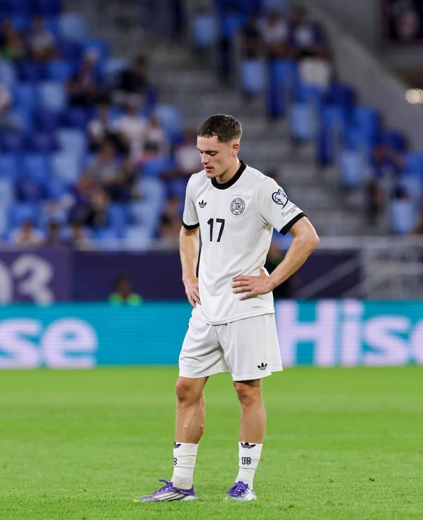 DFB-Star Florian Wirtz am Donnerstagabend (4. September 2025) beim Spiel gegen die Slowakei.