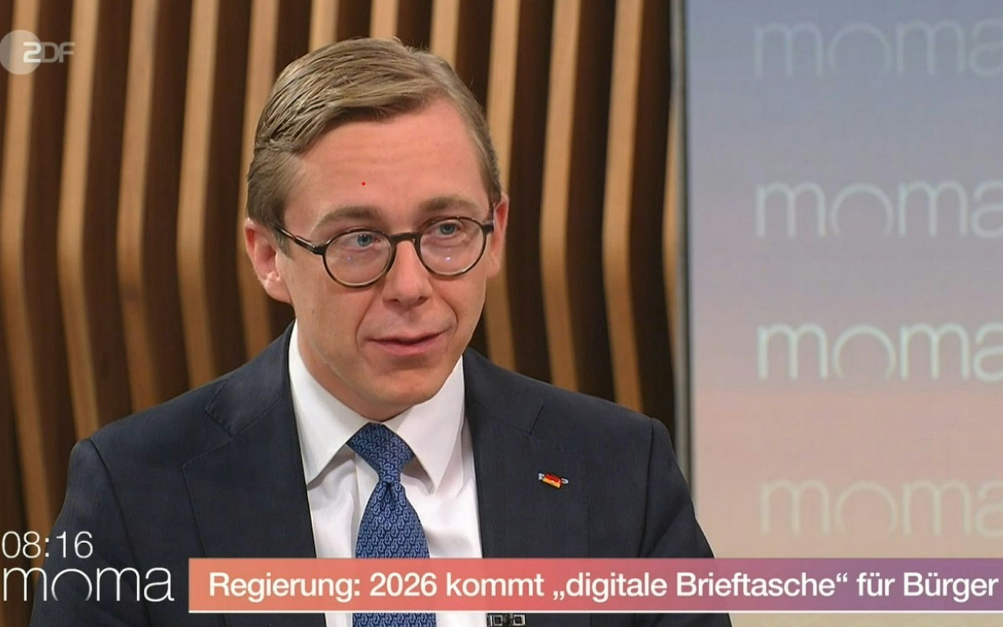 Philipp Amthor verfolgt bei der Digitalisierung ehrgeizige Pläne. (Bild: ZDF)