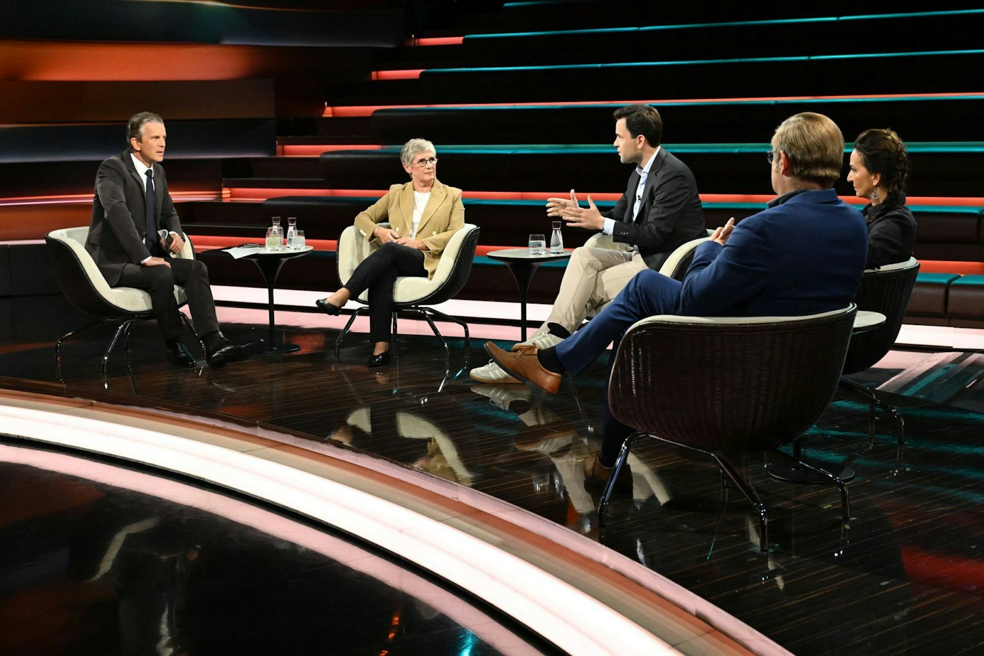 Die Zukunft des Sozialstaats in Deutschland spaltete am Donnerstagabend die Diskussionsrunde bei „Markus Lanz“. (Bild: ZDF / Cornelia Lehmann)