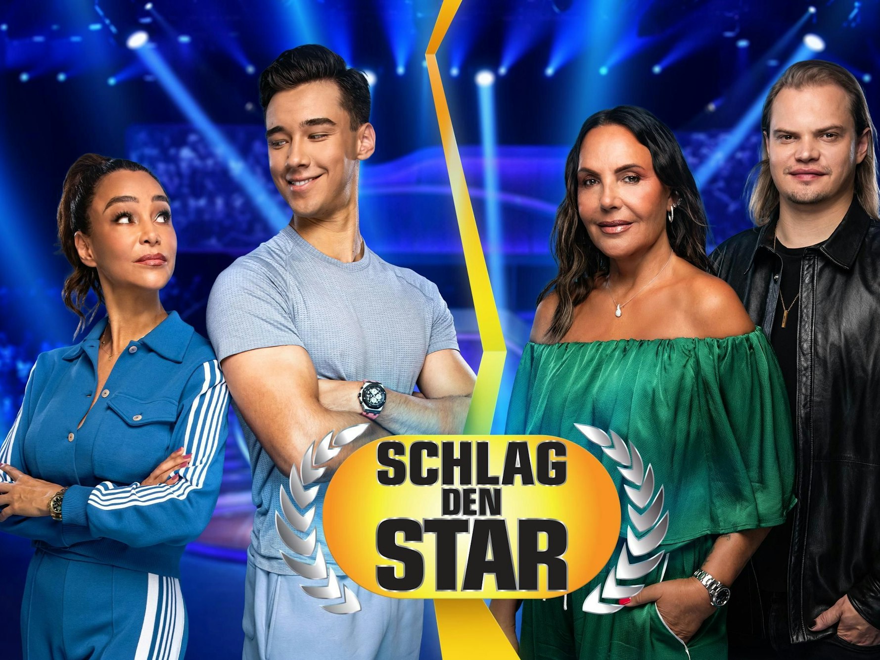 Verona und San Diego Pooth treten gegen Natascha und Wilson Gonzalez Ochsenknecht an.