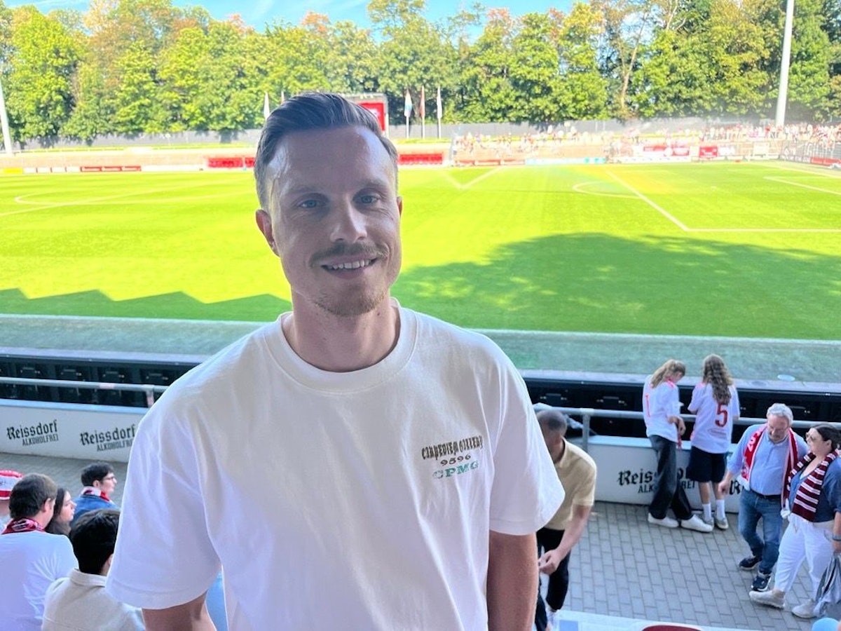 Yannick Gerhardt, Profi beim 1. FC Köln im Kölner Franz-Kremer-Stadion.