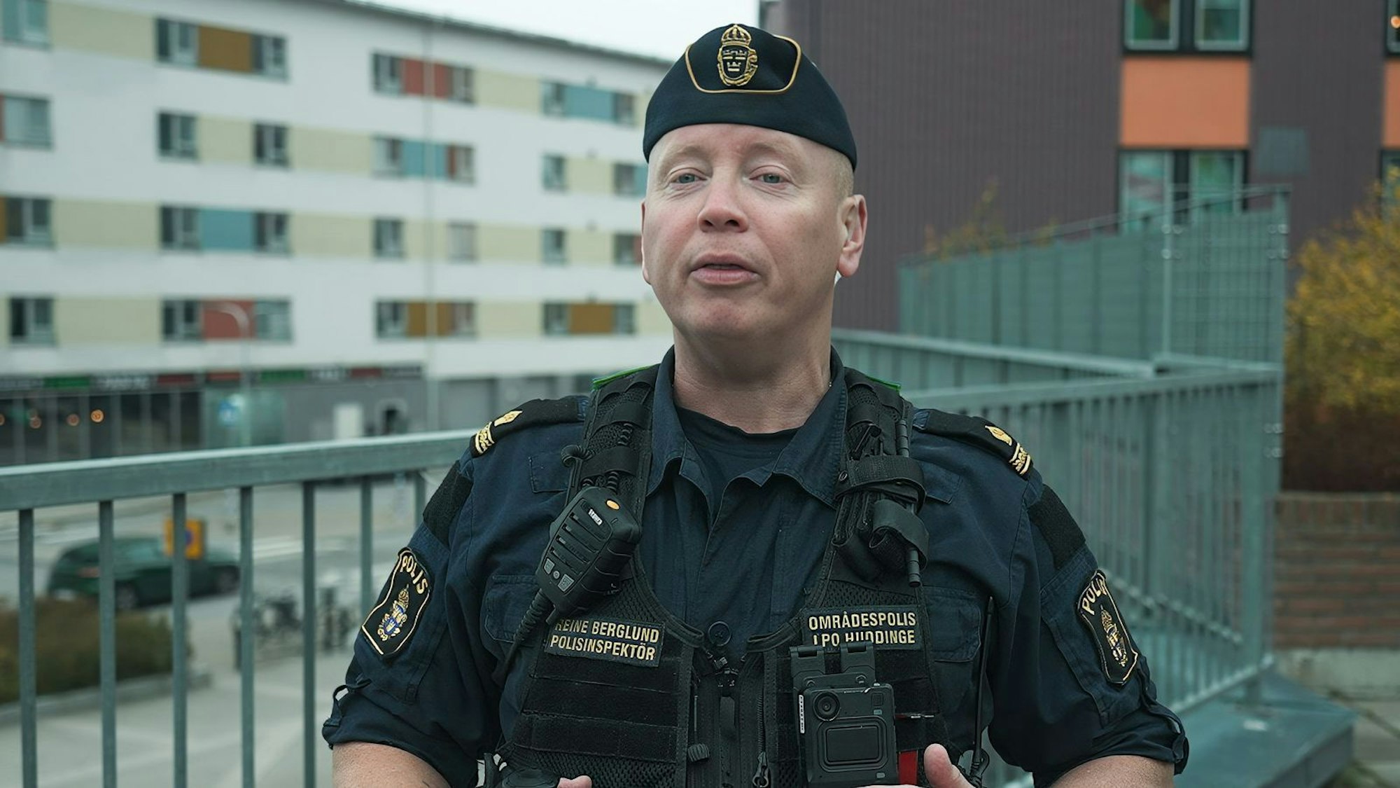Der Polizeibeamte Reine Berglund bietet zusammen mit seinen Kollegen ein Hilfsprogramm für Aussteiger an. (Bild: ZDF/ TV3)