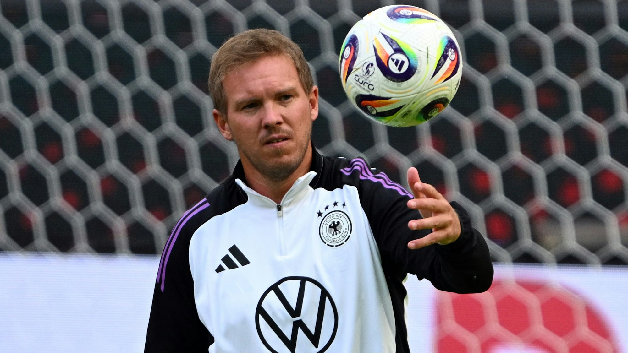 Bundestrainer Julian Nagelsmann (Deutschland) während des Abschlusstrainings.