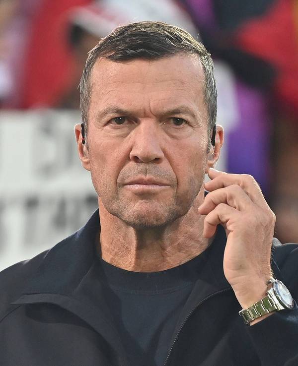 Lothar Matthäus im Vorfeld des Länderspiels gegen Nordirland.
