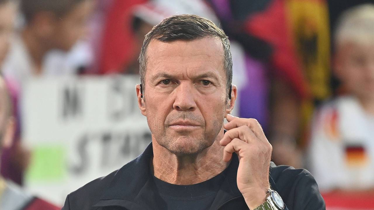Lothar Matthäus im Vorfeld des Länderspiels gegen Nordirland.