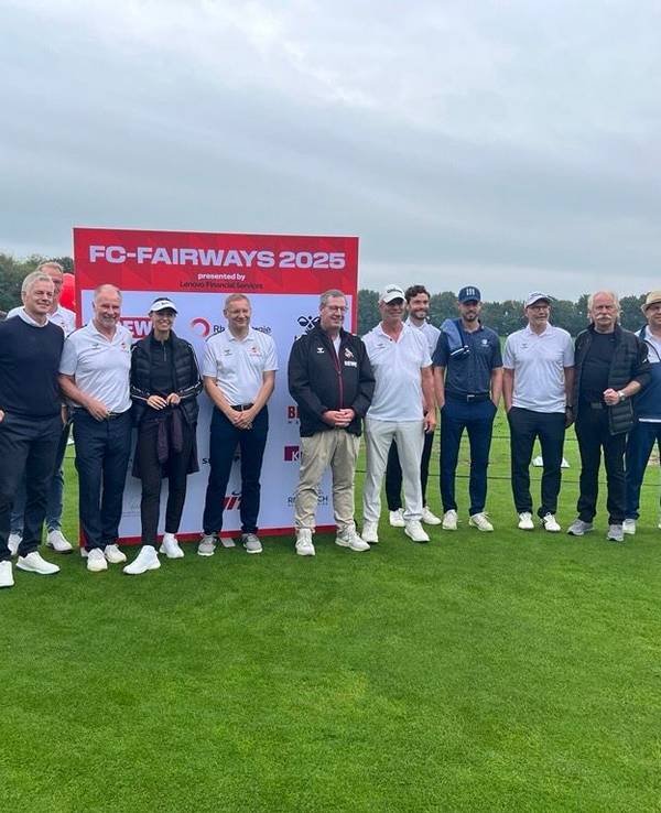Promis beim Golfturnier für die FC-Stiftung 2025.