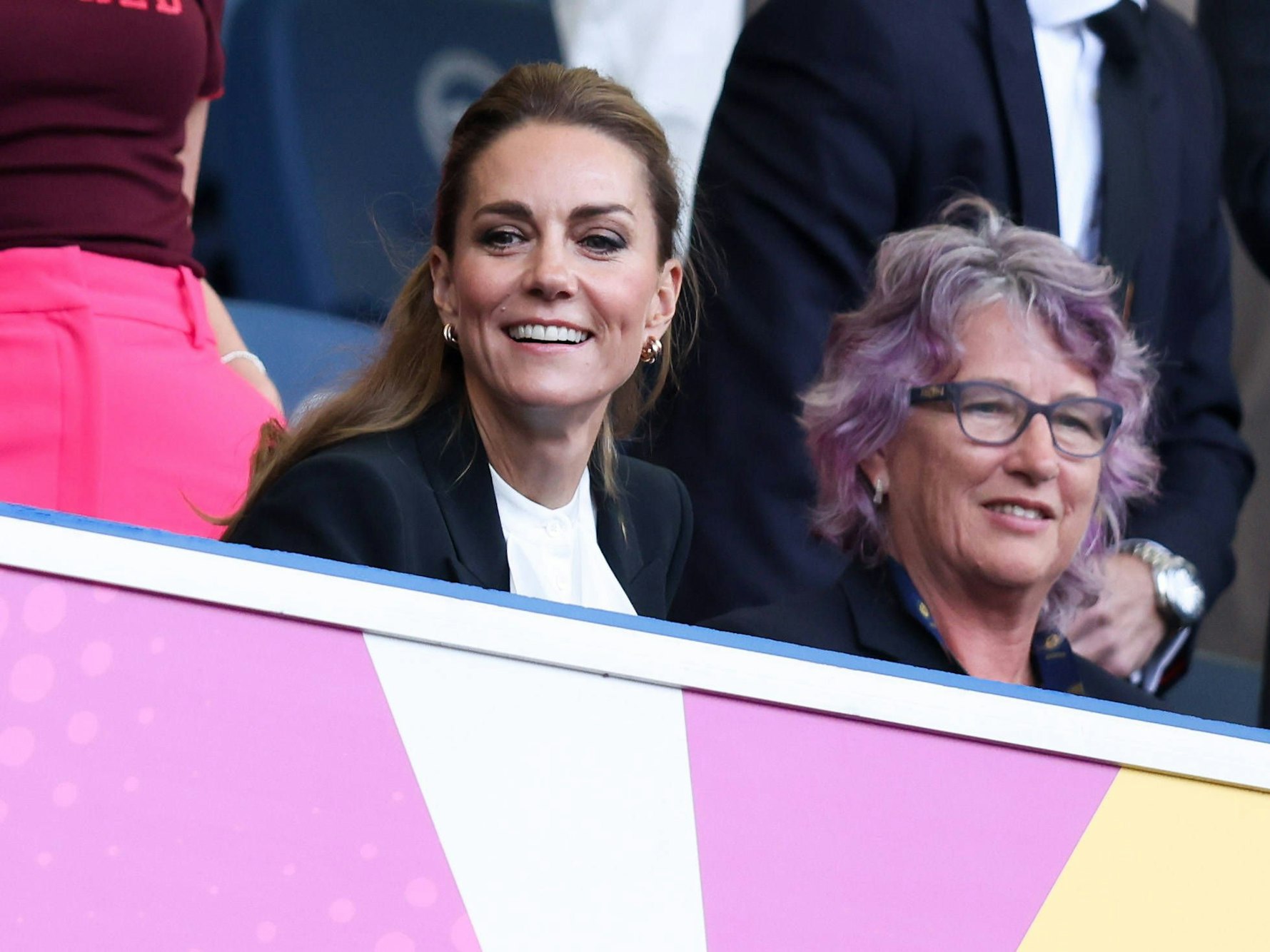 Prinzessin Kate zeigte sich am 6. September 2025 beim Rugby-Spiel England gegen Australien wieder brünett.