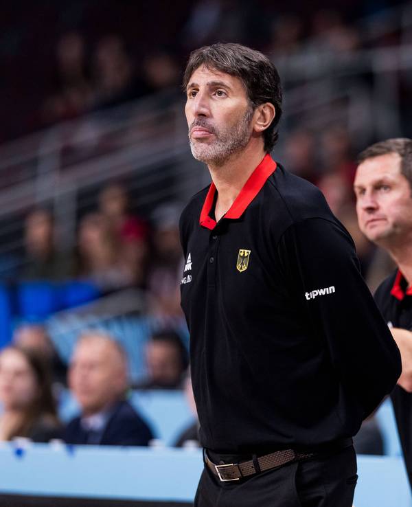 Àlex Mumbrú beim Deutschland-Spiel gegen Portugal bei der Basketball-EM.