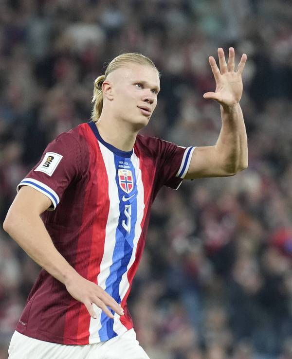 Norwegen-Stürmer Erling Haaland am Dienstagabend (9. September 2025) gegen Moldau.