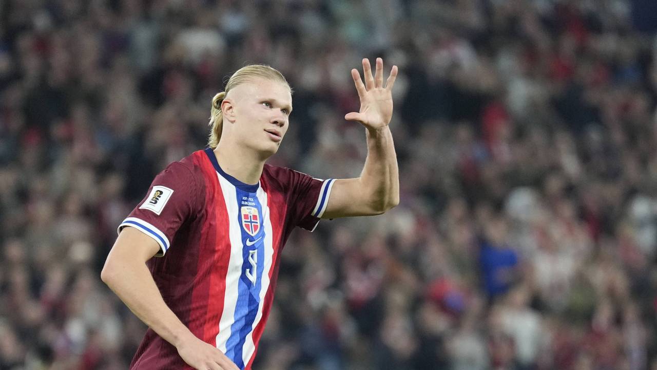 Norwegen-Stürmer Erling Haaland am Dienstagabend (9. September 2025) gegen Moldau.