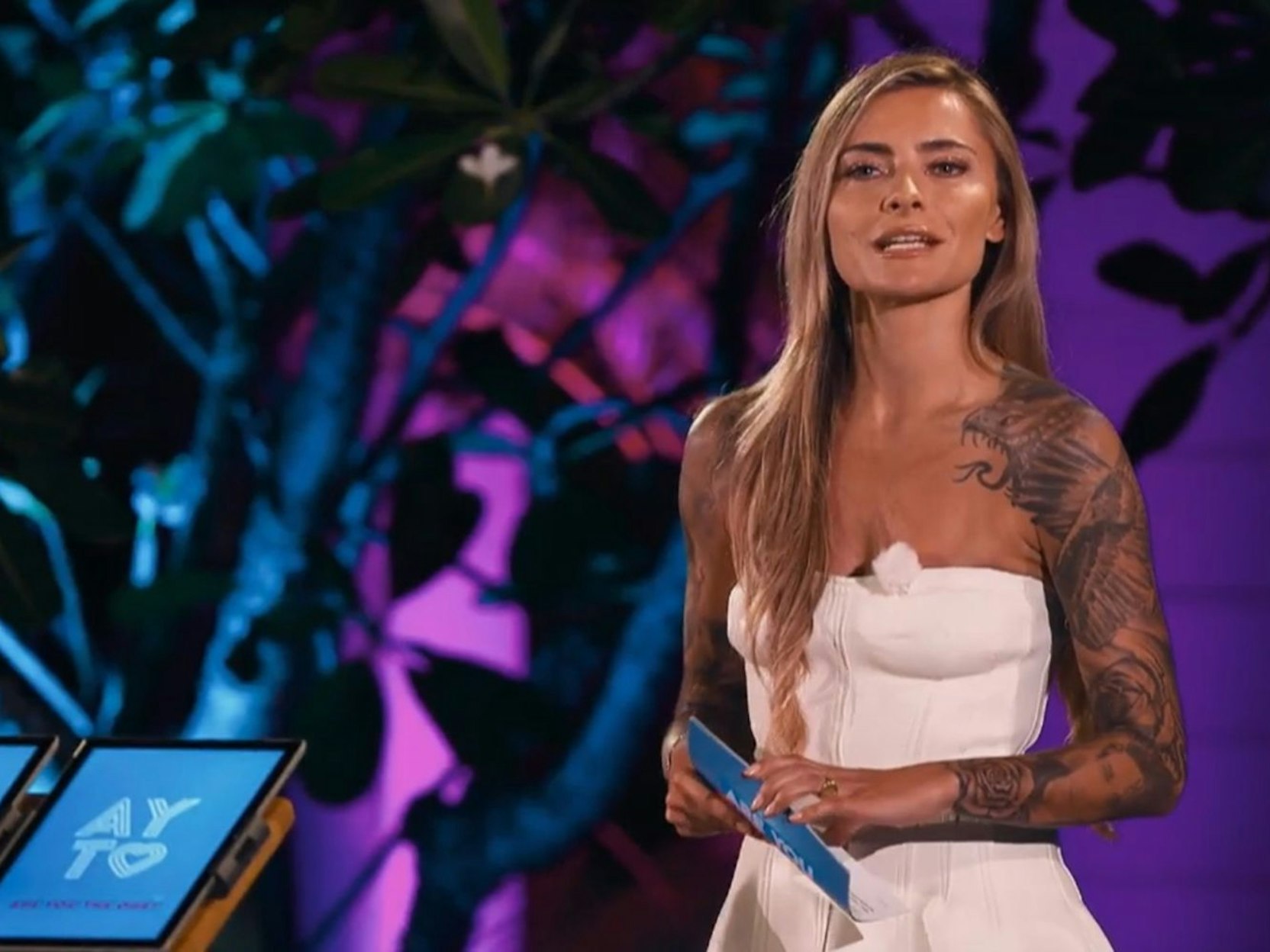 Moderatorin Sophia Thomalla bei der Matching Night. (Bild: RTL)