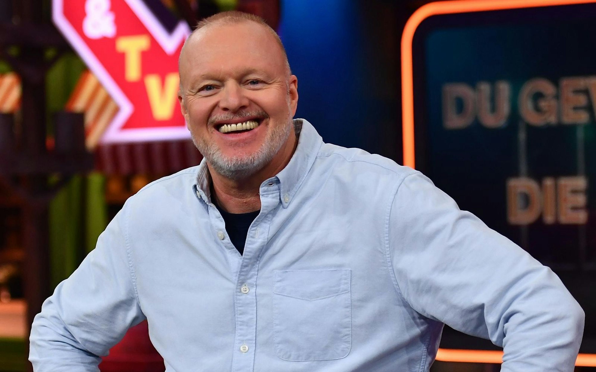 „Du gewinnst hier nicht die Million bei Stefan Raab“ (Bild) war kein Quotenerfolg, nun bekommt Stefan Raab mit „Die Stefan Raab Show“ eine neue Show bei RTL. (Bild: RTL / Raab Entertainment /Julia Feldhagen )